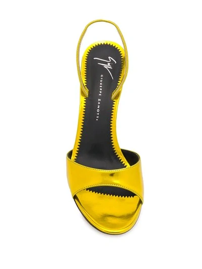 Shop Giuseppe Zanotti Kellen Sandals In Yellow