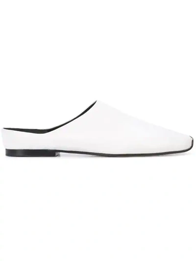 Shop Proenza Schouler Nappa Loafers In White