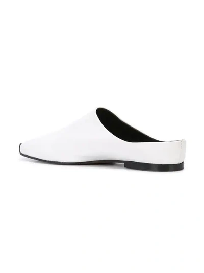 Shop Proenza Schouler Nappa Loafers In White