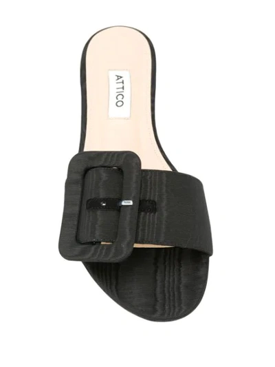 ATTICO BUCKLED SANDALS - 黑色