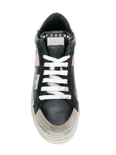 Shop Philipp Plein Mm Low-top Sneakers - Black