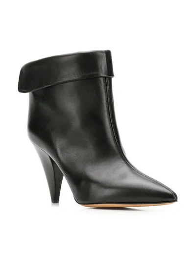 Shop Isabel Marant Lisbo Ankle Boots In 01bk Black