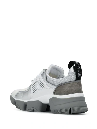 GIVENCHY PANELLED COLOUR BLOCK SNEAKERS - 白色
