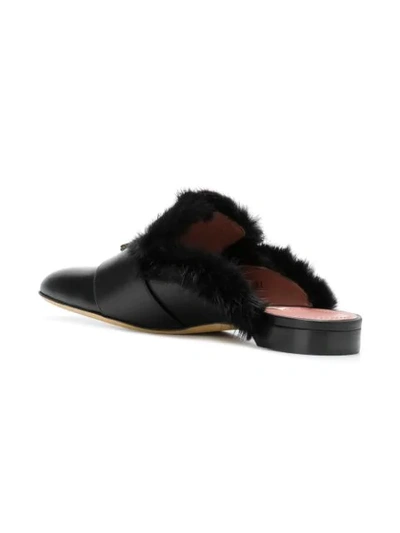 Shop Bally Buckled Mules In Black