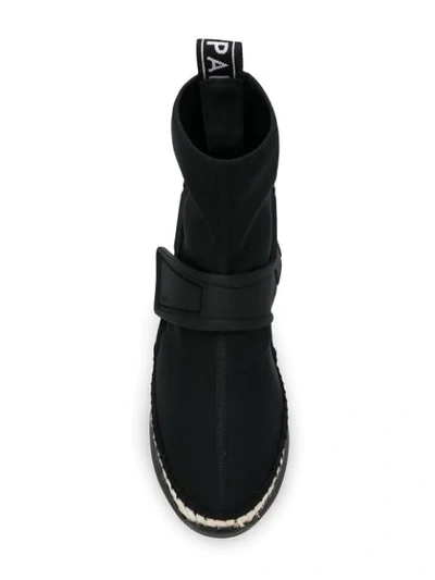 Shop Kenzo K-lastic High-top Sneakers In Black