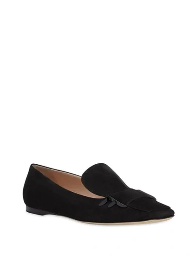 Shop Fendi Ffreedom Loafers In Black