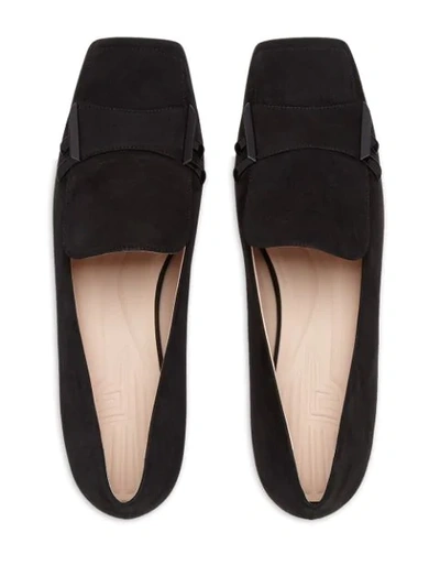 Shop Fendi Ffreedom Loafers In Black