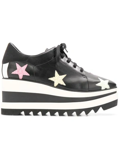 Shop Stella Mccartney 'elyse' Sneakers In 1049 Black/multicolour