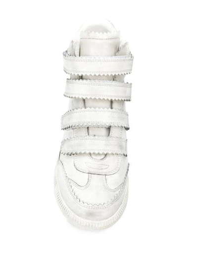 Shop Isabel Marant Bilsy Hi-top Sneakers  In 20wh White