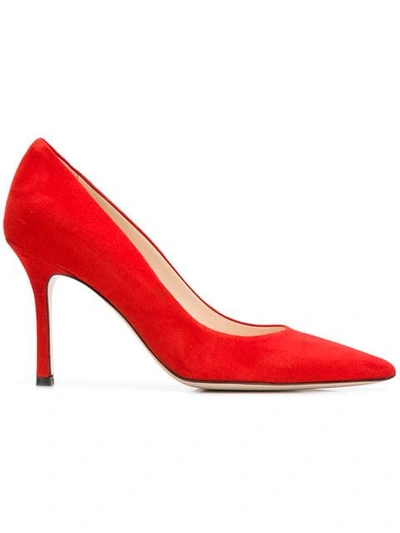 Shop Marc Ellis Pointed Toe Pumps In Red