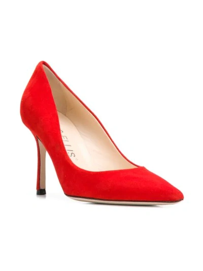 Shop Marc Ellis Pointed Toe Pumps In Red