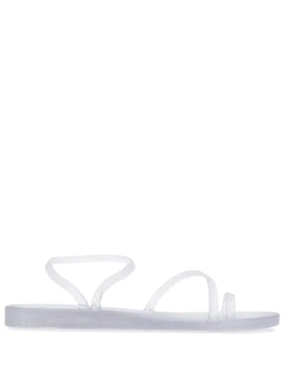 Shop Ancient Greek Sandals Ancient Greek Jelly Sandals In Grey