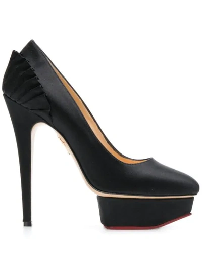 Shop Charlotte Olympia Dolly Pumps In Black