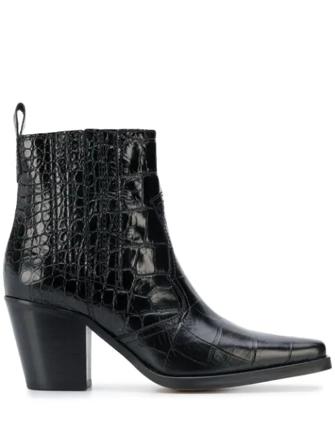 callie ankle boots ganni
