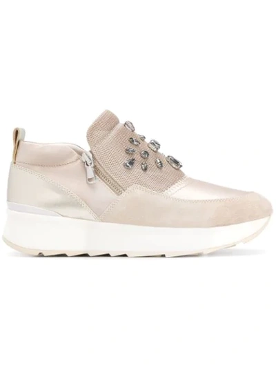 Geox Gendry Sneakers In Neutrals | ModeSens