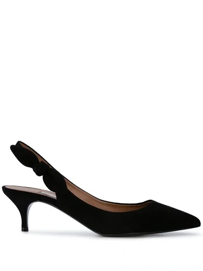 Shop Tabitha Simmons Rise Pumps In Black Kidsuede