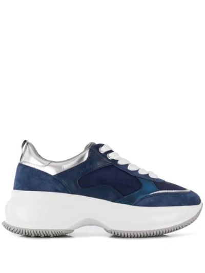 Shop Hogan Maxi I Active Sneakers In Blue