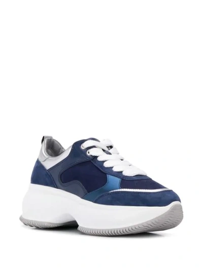 Shop Hogan Maxi I Active Sneakers In Blue