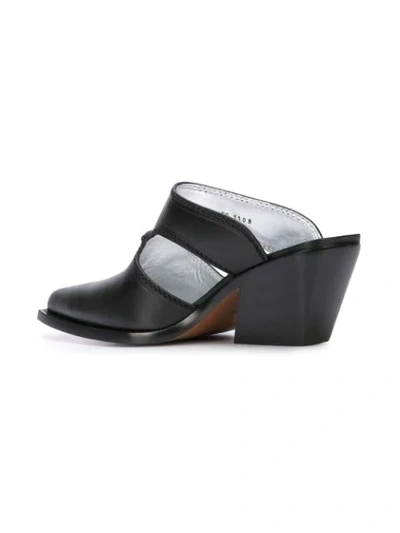 Shop Givenchy Pointed Toe Mules In Black