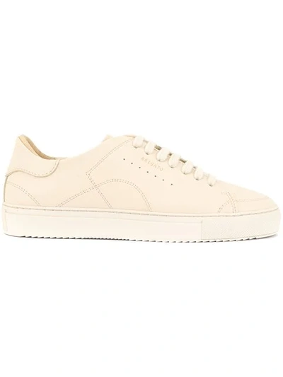 Shop Axel Arigato Low Top Trainers In Neutrals