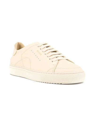 Shop Axel Arigato Low Top Trainers In Neutrals
