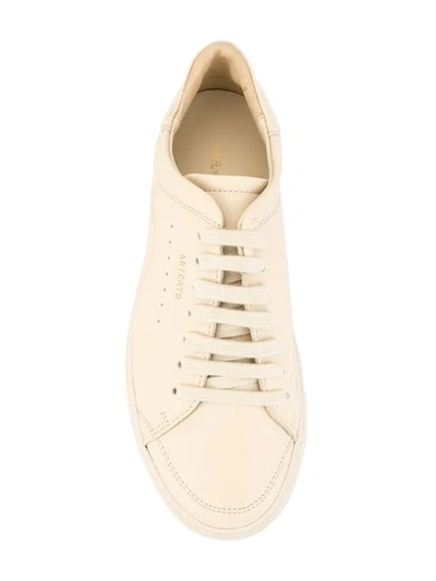 Shop Axel Arigato Low Top Trainers In Neutrals