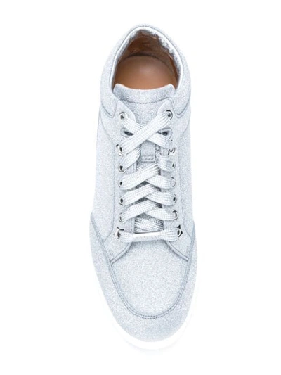 Shop Jimmy Choo Miami Sneakers In Metallic