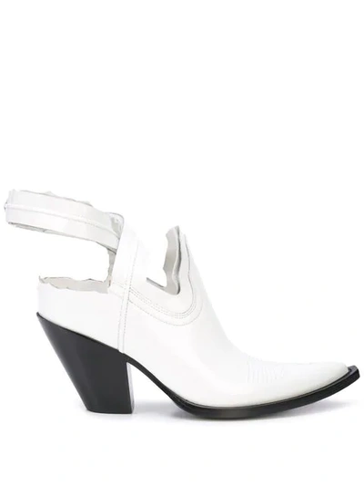 Shop Maison Margiela Mule Boots In White