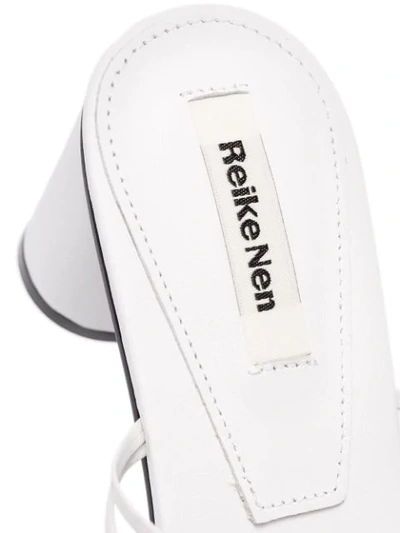 Reike Nen Odd Pair 60mm Wrap Sandals In White