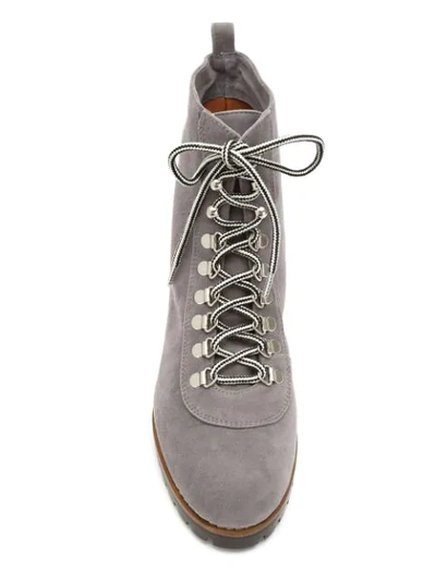 Shop Framed Grey Ankle Boots