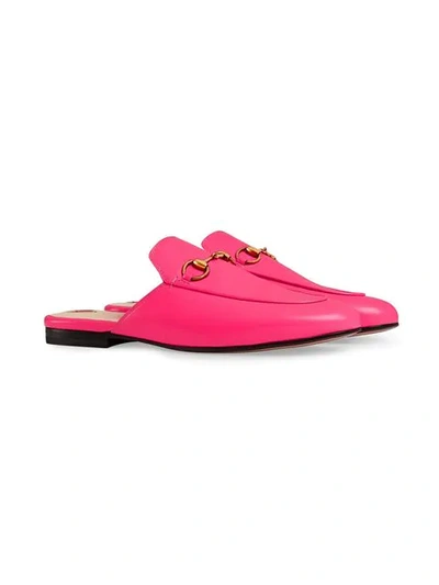 Shop Gucci Princetown Slippers In Pink