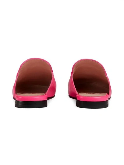 Shop Gucci Princetown Slippers In Pink