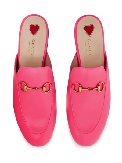 Shop Gucci Princetown Slippers In Pink