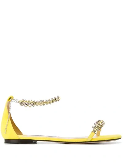 Shop Jimmy Choo Shiloh Sandals In Yellow