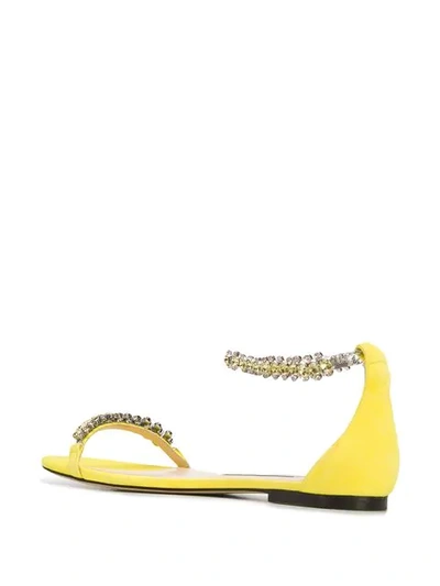 Shop Jimmy Choo Shiloh Sandals In Yellow