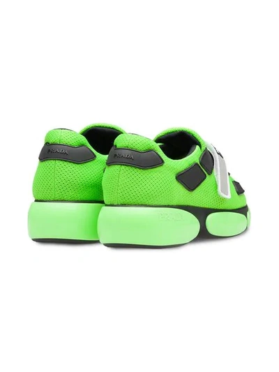 Shop Prada Cloudbust Sneakers In Green