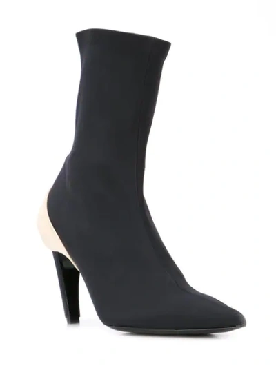 Shop Proenza Schouler Stretch Ankle Boots In Black