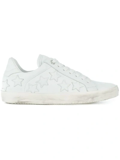 Shop Zadig & Voltaire Star Patches Sneakers In White