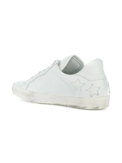 Shop Zadig & Voltaire Star Patches Sneakers In White