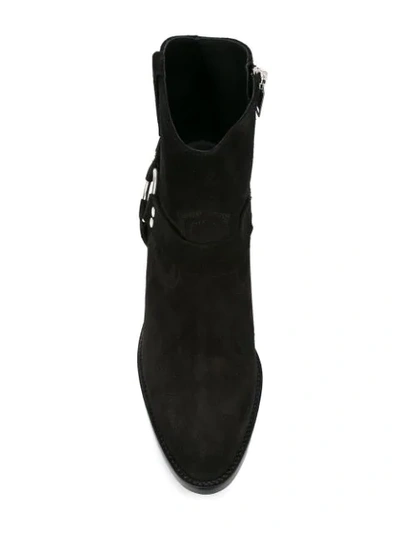 Shop Saint Laurent Curtis 80 Ankle Boots In Black
