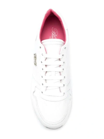 Shop Blumarine Runner Sneakers In White