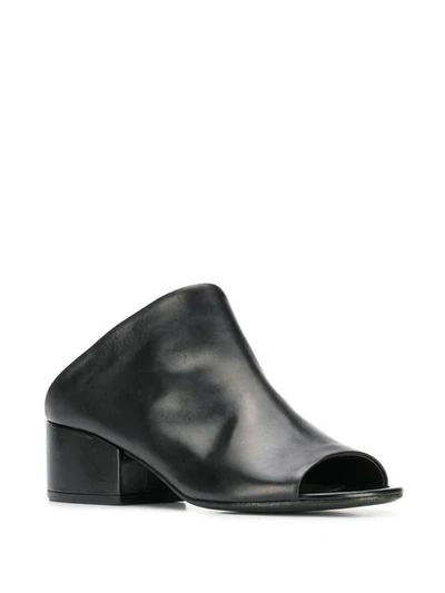 Shop Marsèll Block Heel Mules In Black