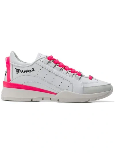 Shop Dsquared2 551 Sneakers In White