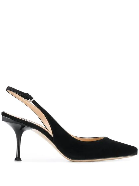 sergio rossi slingback pumps
