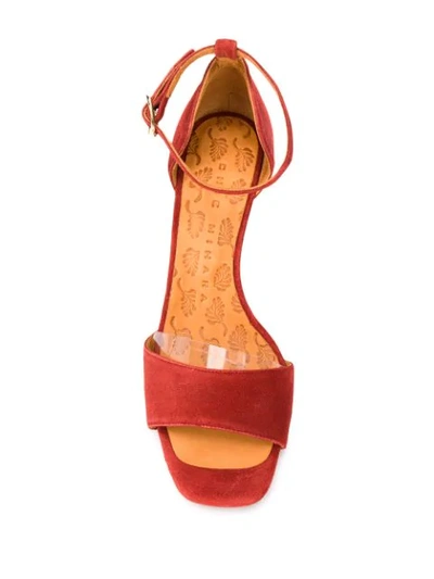 Chie Mihara Open Toe Sandals In Red
