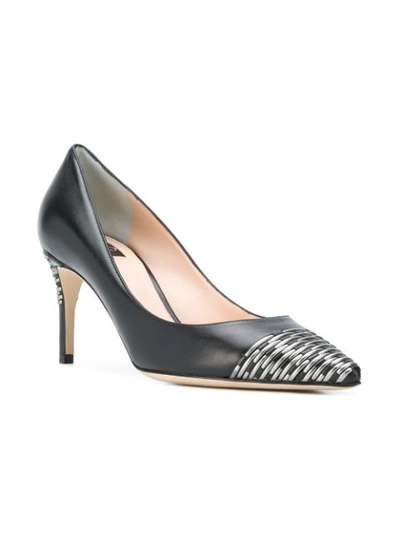 Shop Rodo Embellished Pumps - Black