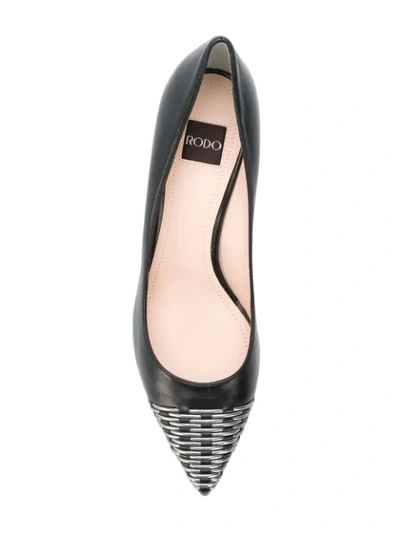 Shop Rodo Embellished Pumps - Black