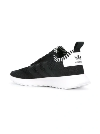Shop Adidas Originals Adidas Flashback Primeknit Sneakers - Black