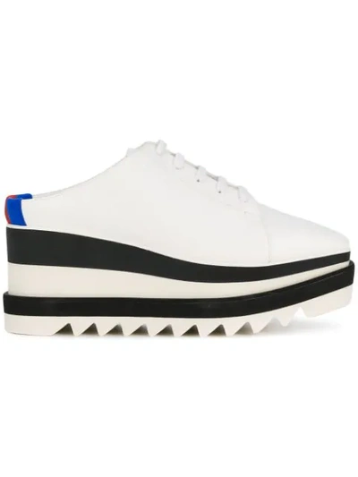 Shop Stella Mccartney Elyse Platform Sneakers In White