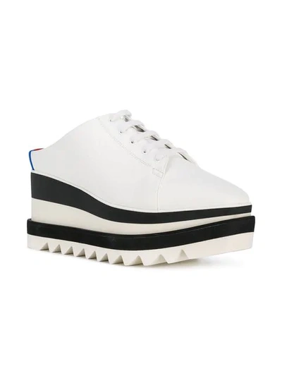 Shop Stella Mccartney Elyse Platform Sneakers In White